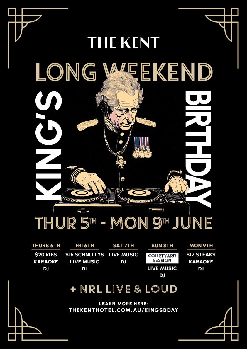 Kent King’s Birthday Long Weekend A3