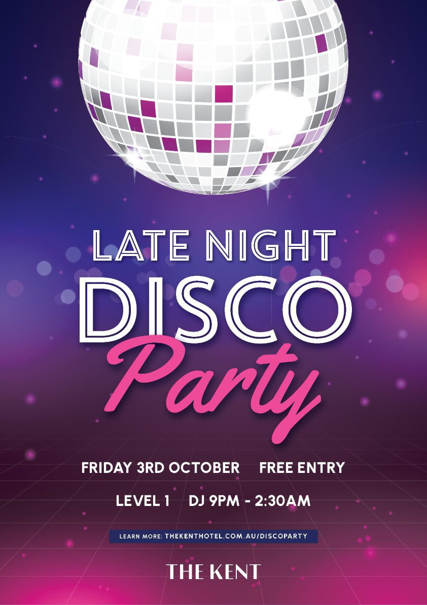 Kent Disco Party A3