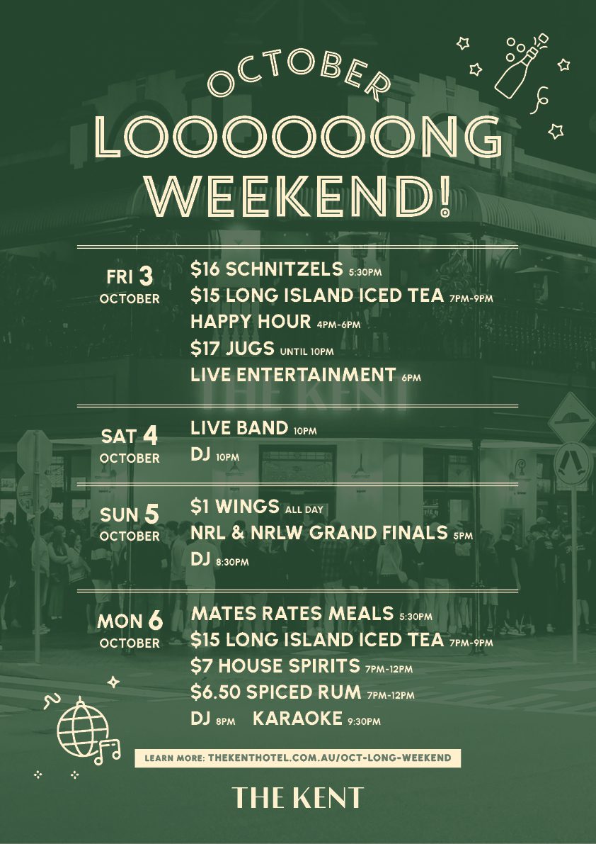 Kent October Long Weekend A3 v3
